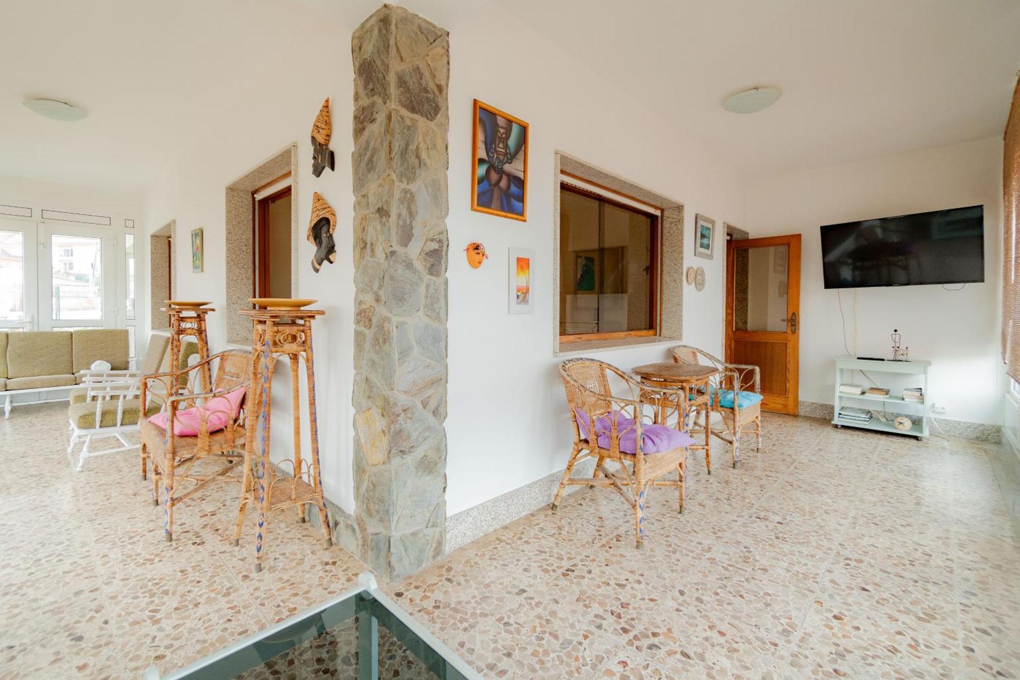 Chalet Areo Do Rio - Playa De Razo Exteriör bild